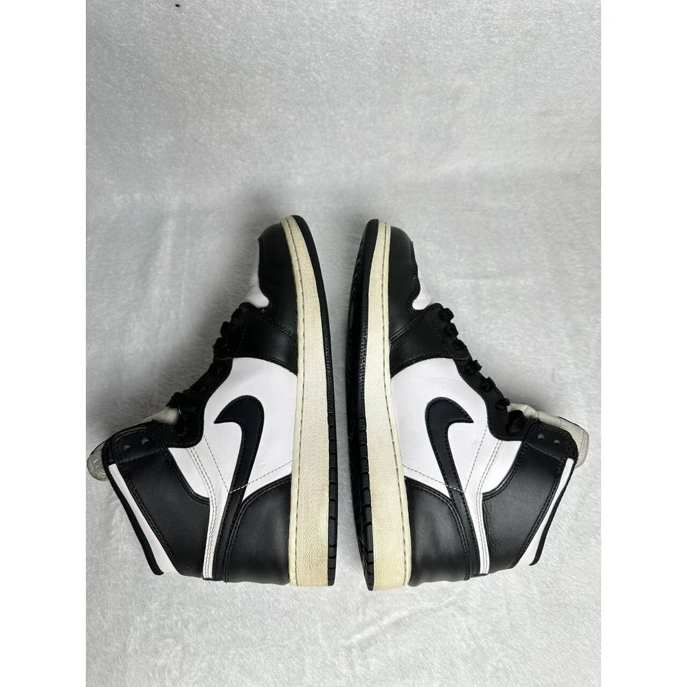 Nike Air Jordan 1 High OG Black White GS 2014 575441-010 Youth Size 7Y